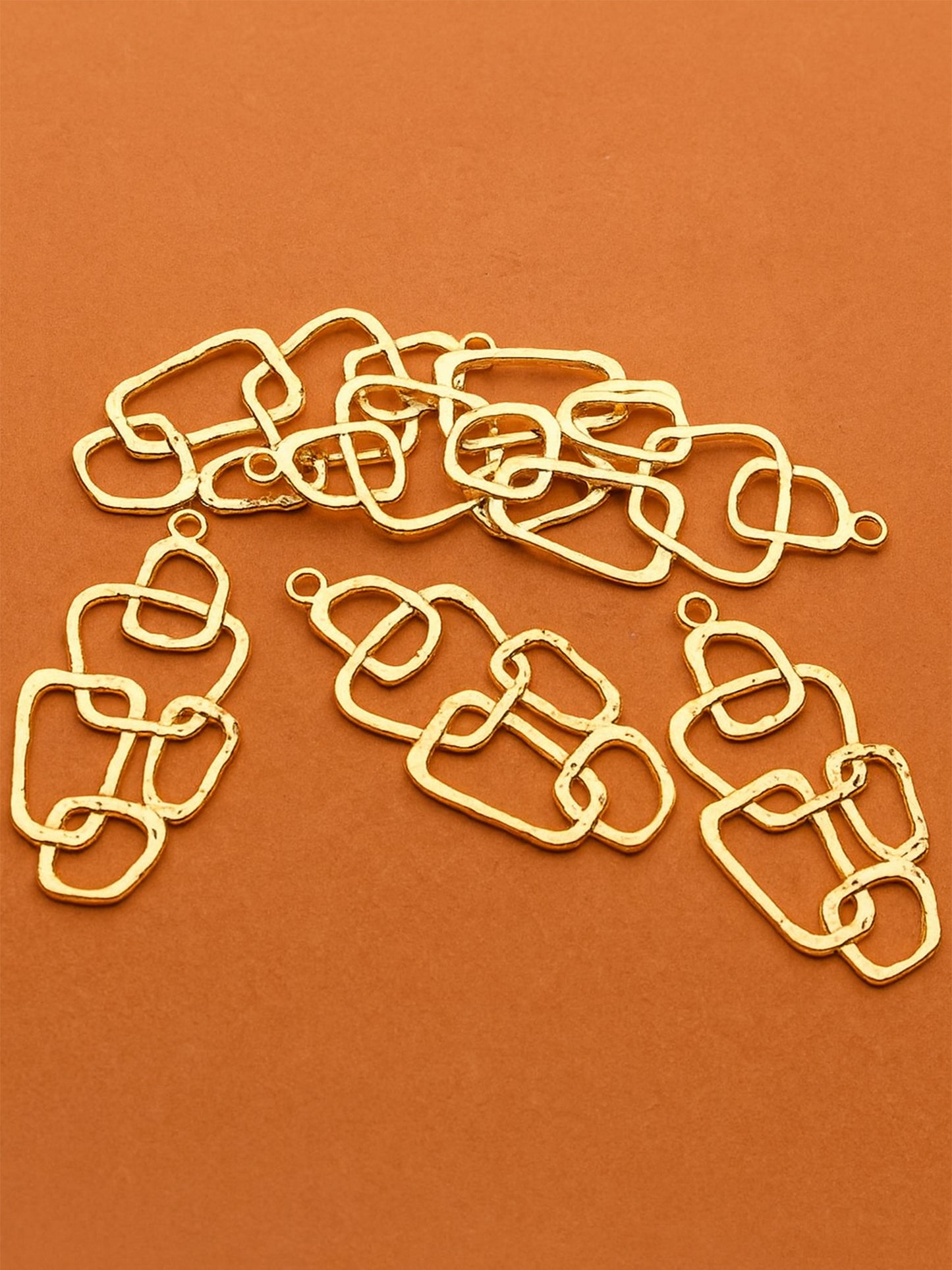 Alloy Pendant 20x41mm (gold) (2pcs)