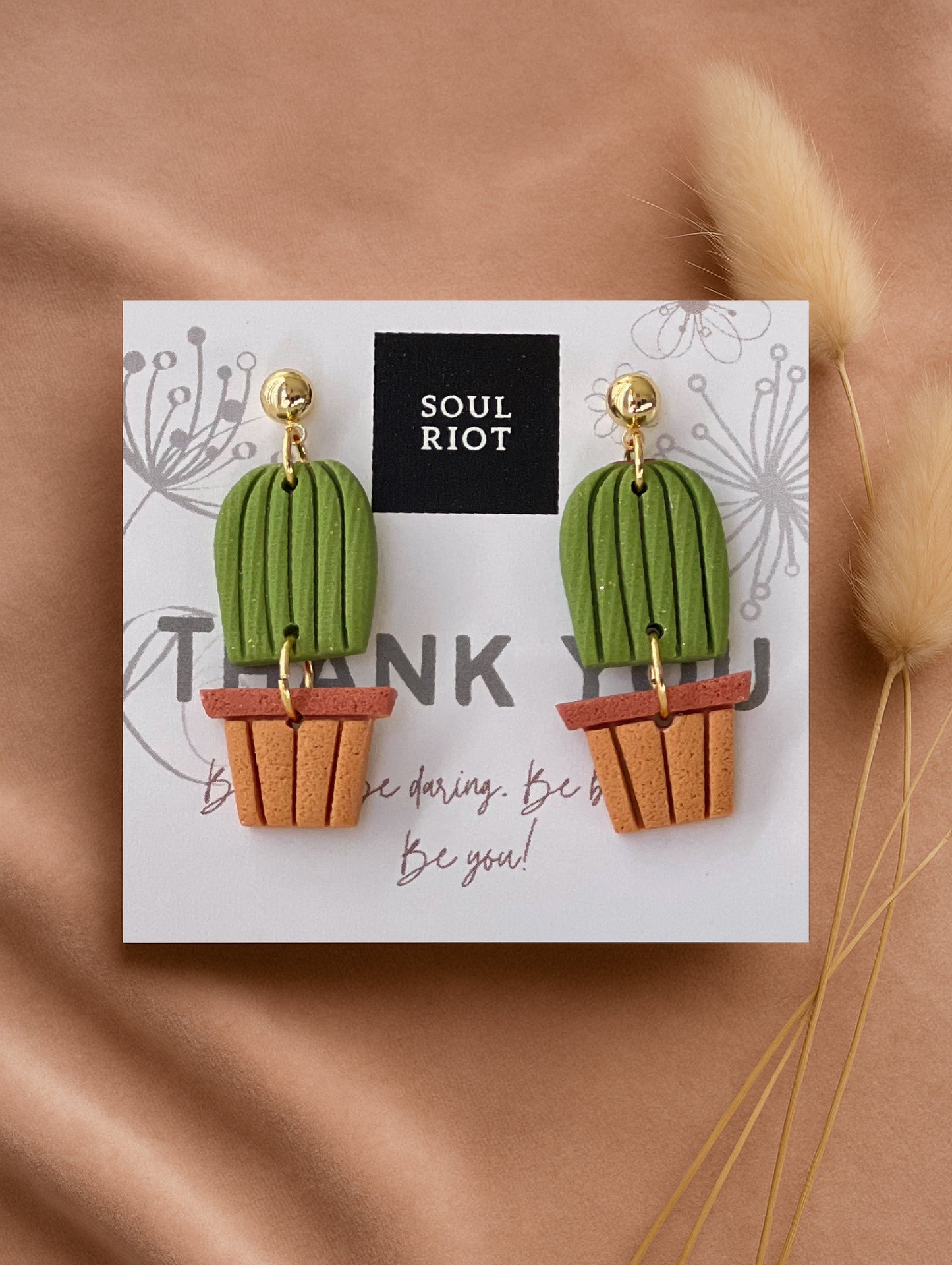 Cactus Earrings