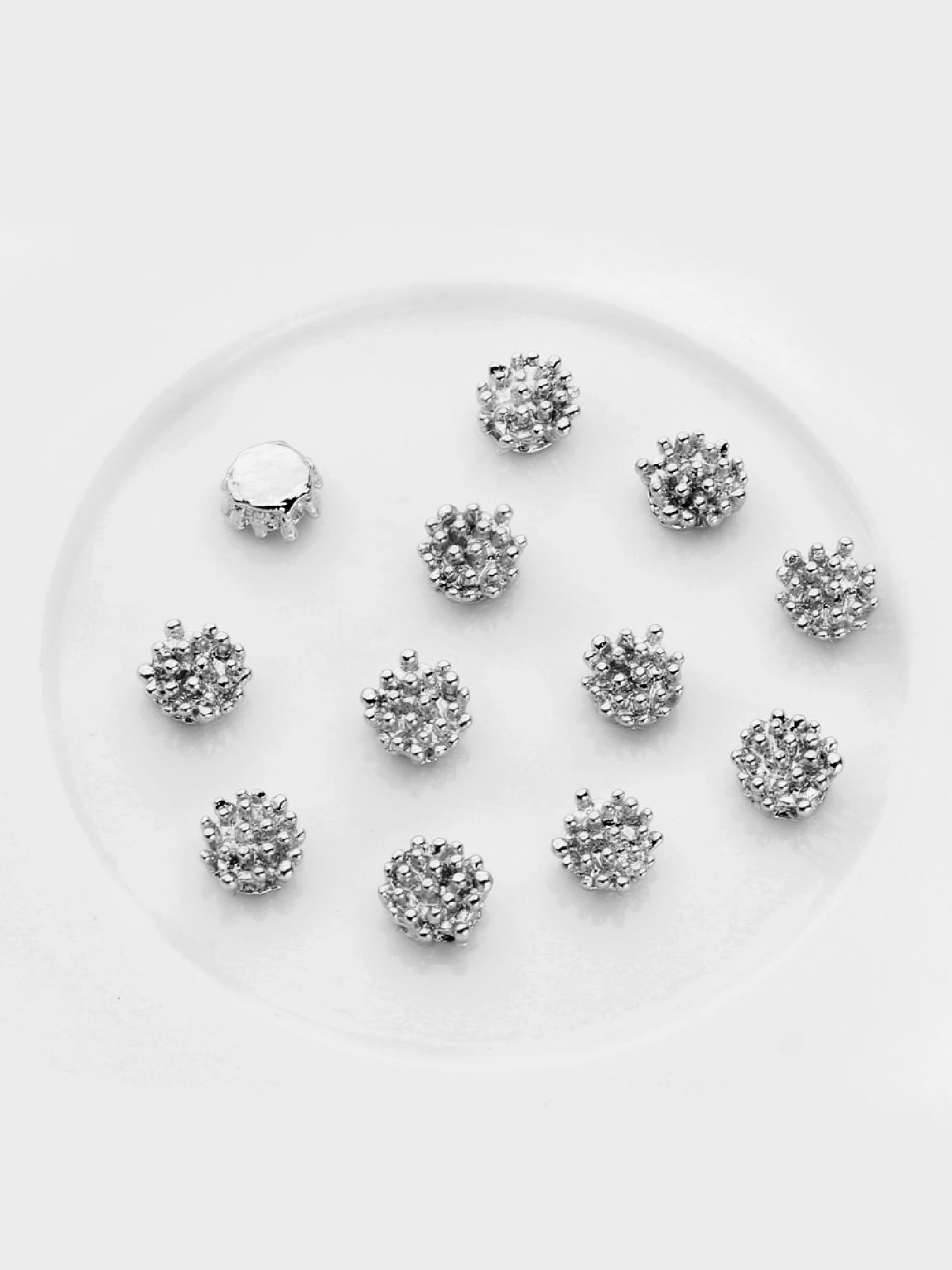 Alloy Earrings Findings 6mm (10pcs)