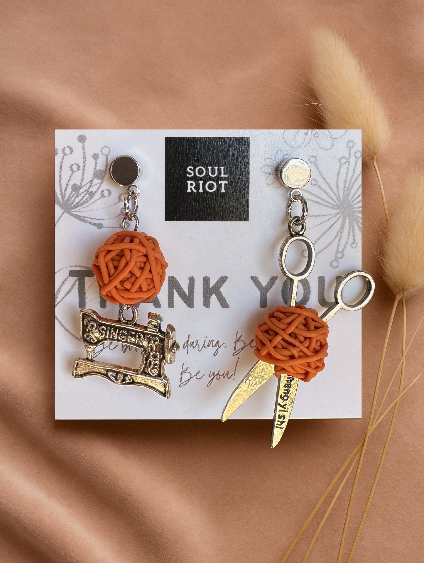 Yarn & Scissors Earrings