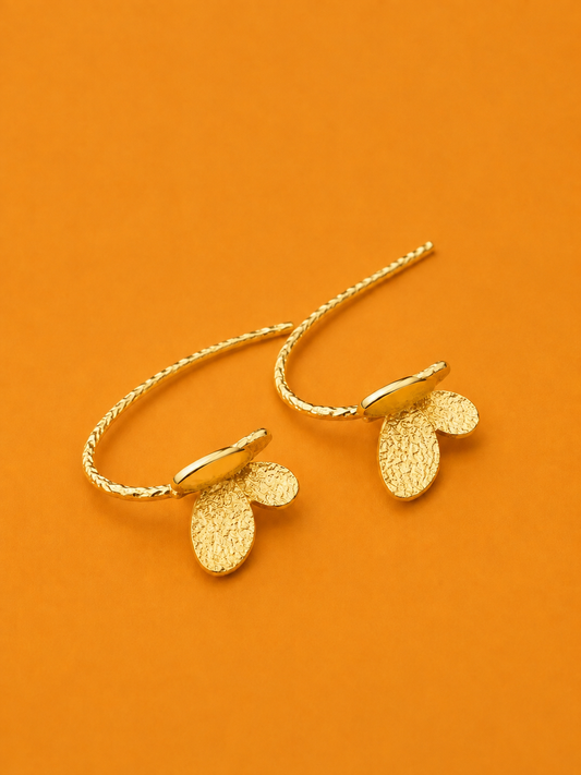 Butterfly Hooks 18K Nickel Free Real Gold Plated Butterfly Earring Posts (10 pcs) pre-order