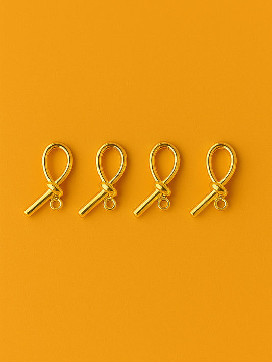 18k Gold Plated Studs (10pcs)