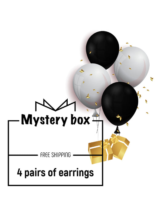 Mystery box 4 Pairs of earrings - FREE SHIPPING