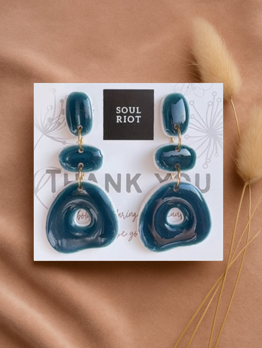 Blue Earrings