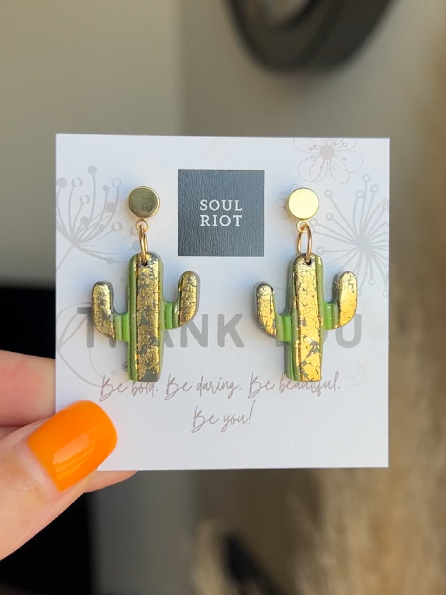 Cactus Earrings