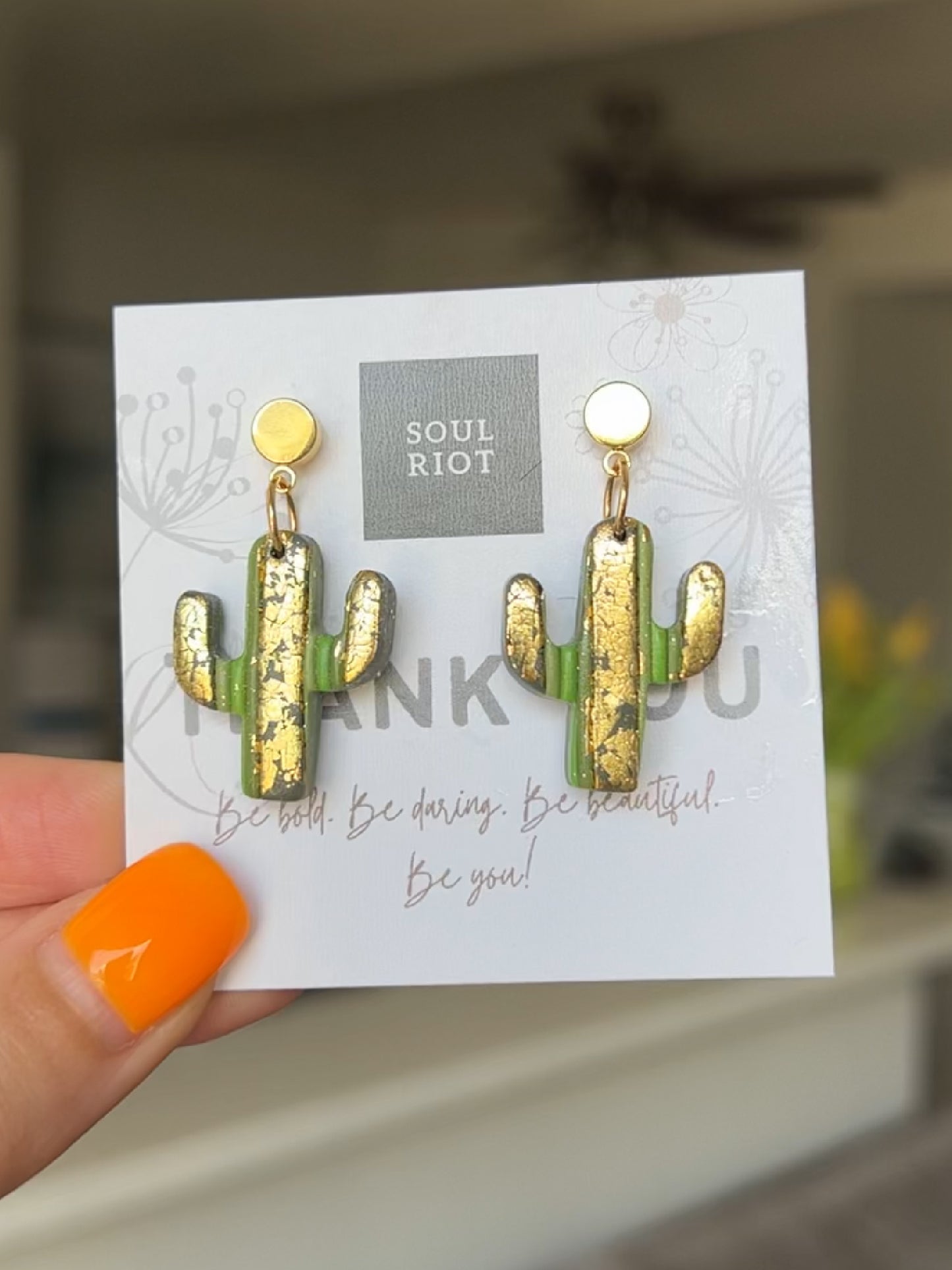 Cactus Earrings