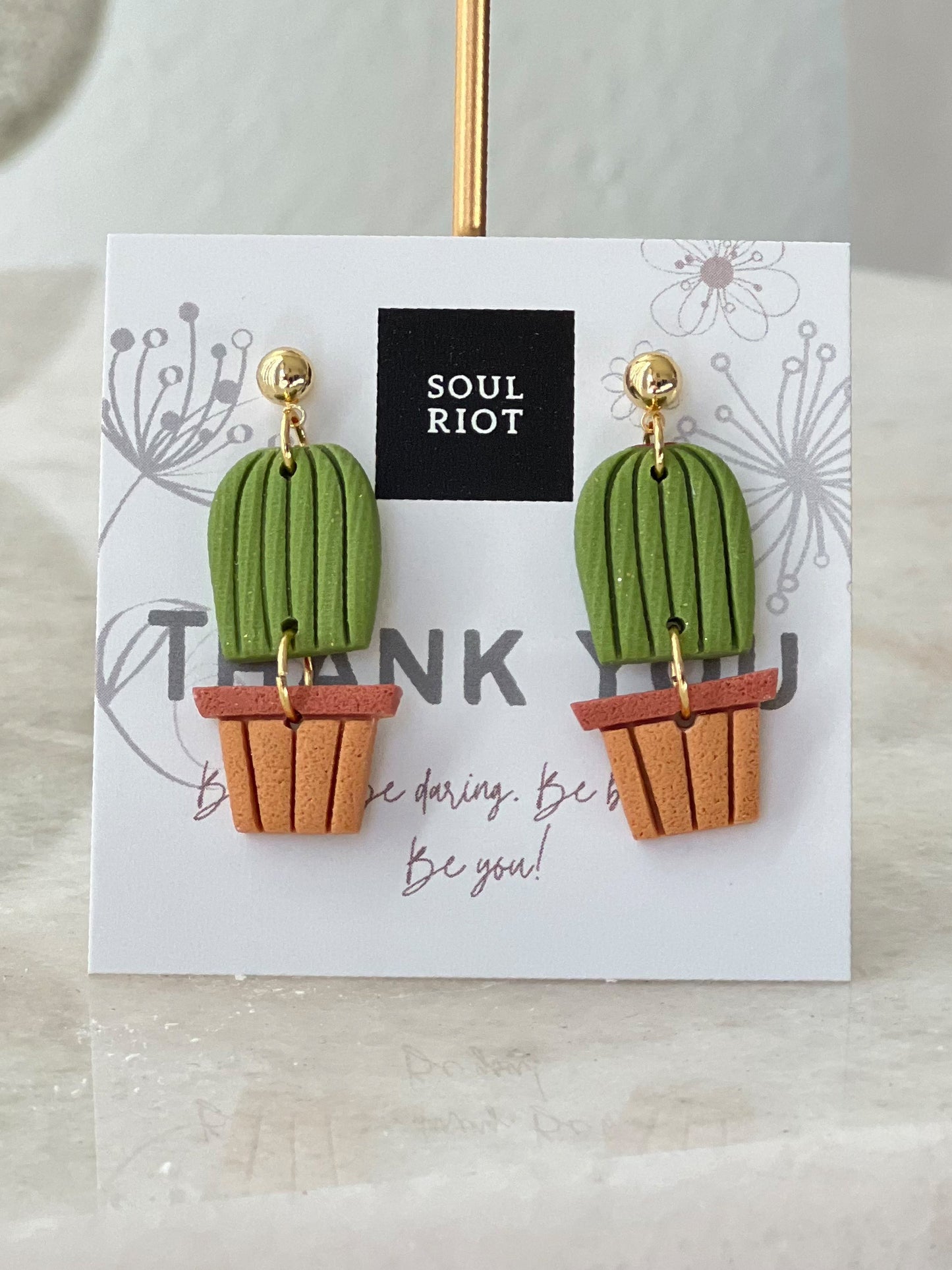 Cactus Earrings