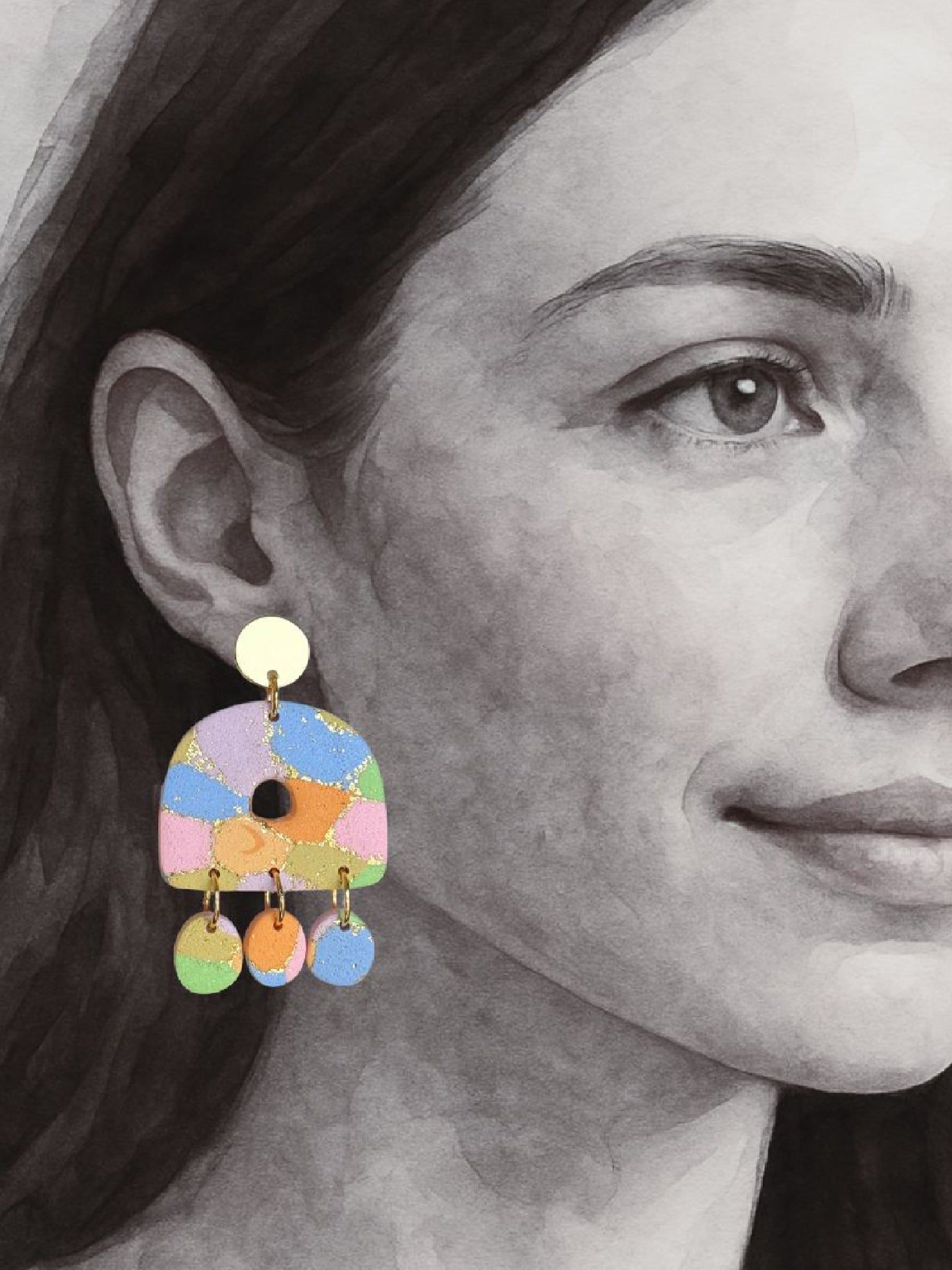 Colorful Drop Earrings