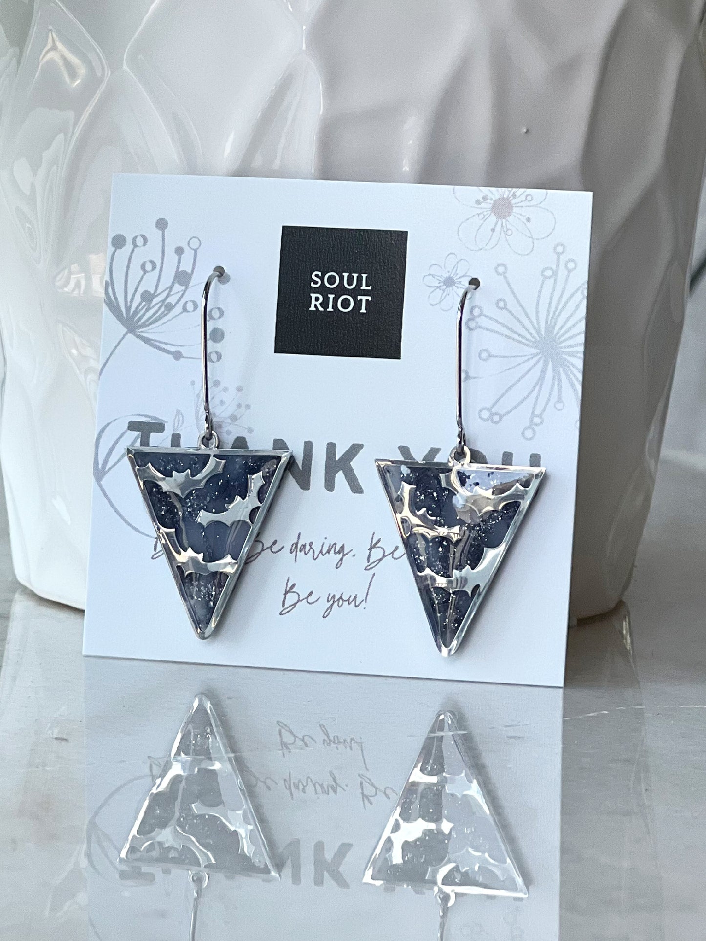 Halloween  Silver Earrings