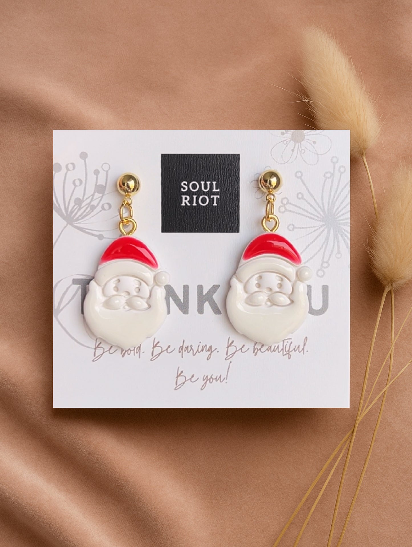 Santa Claus Drop Earrings