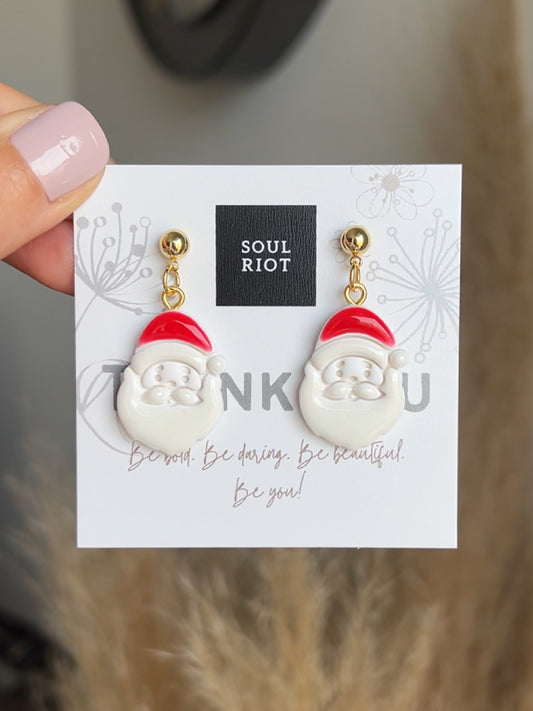 Santa Claus Drop Earrings