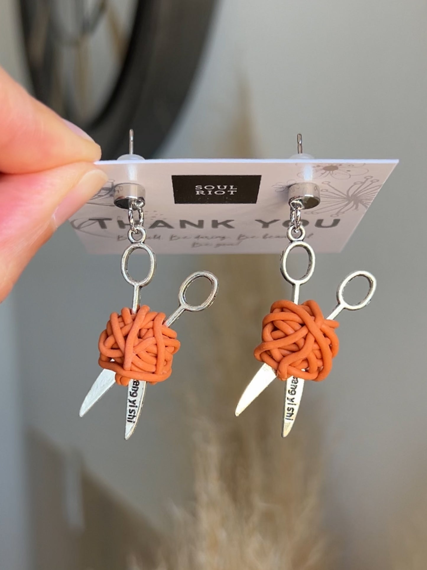 Yarn & Scissors Earrings