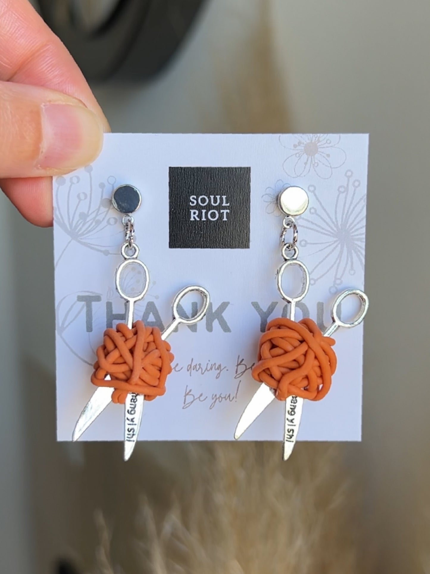 Yarn & Scissors Earrings